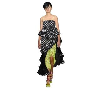 Fyodor Golan Silk Geisha Statement Dress